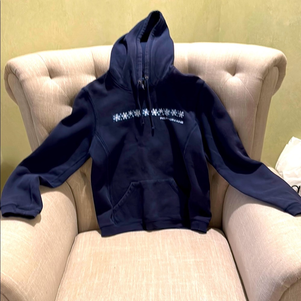 Navy Blue HoodedHooded Sweatshirt size S